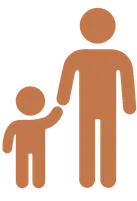 A parent and a small child standing side by side, holding hands — Child-Parent Psychotherapy