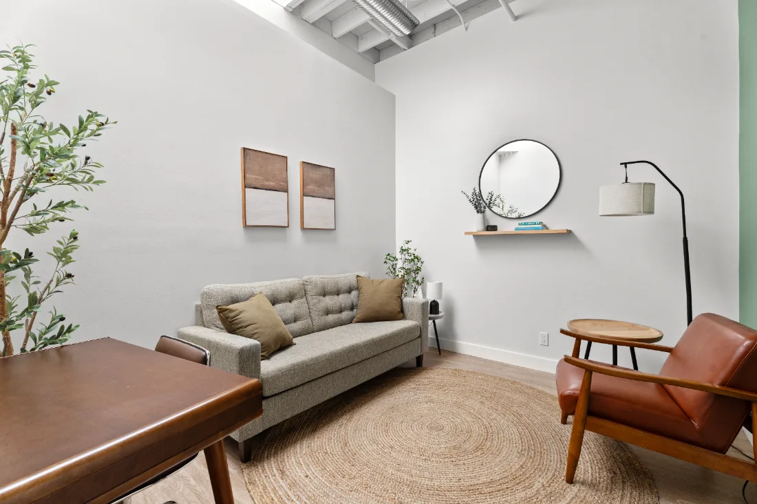 Santa Monica in-person therapy office for anxiety and burnout