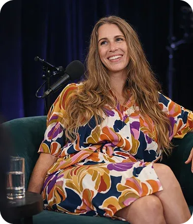 Brooke Sprowl, LCSW, appearing as a mental health expert on a television talk show
