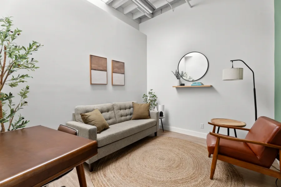 Therapy office in Ocean Park, Santa Monica, where Brooke Sprowl sees clients in person
