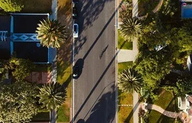 San Fernando Valley streetscape near the My LA Therapy location