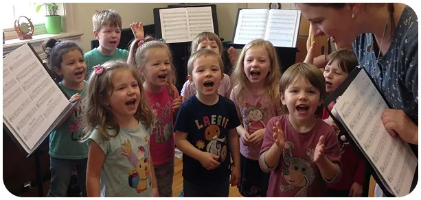 Child singing